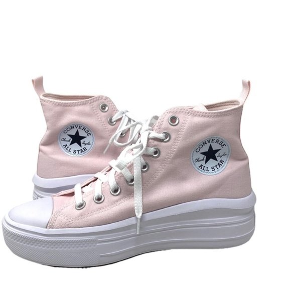 Converse Chuck Taylor Move Platform Canvas Pink Shoes Kid Women Sneakers A03629C - Picture 4 of 8